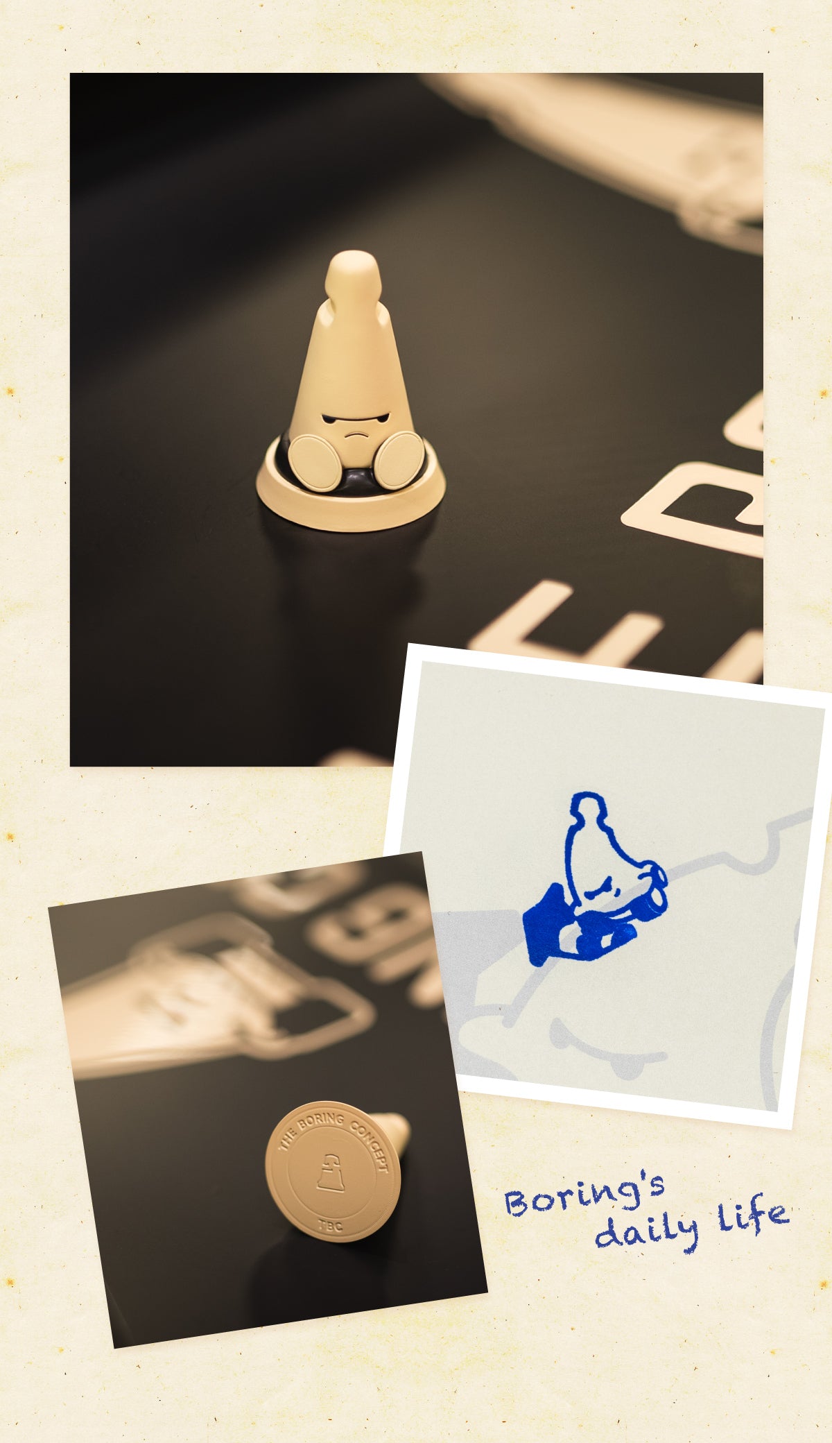the boring stamp toy“naughty”