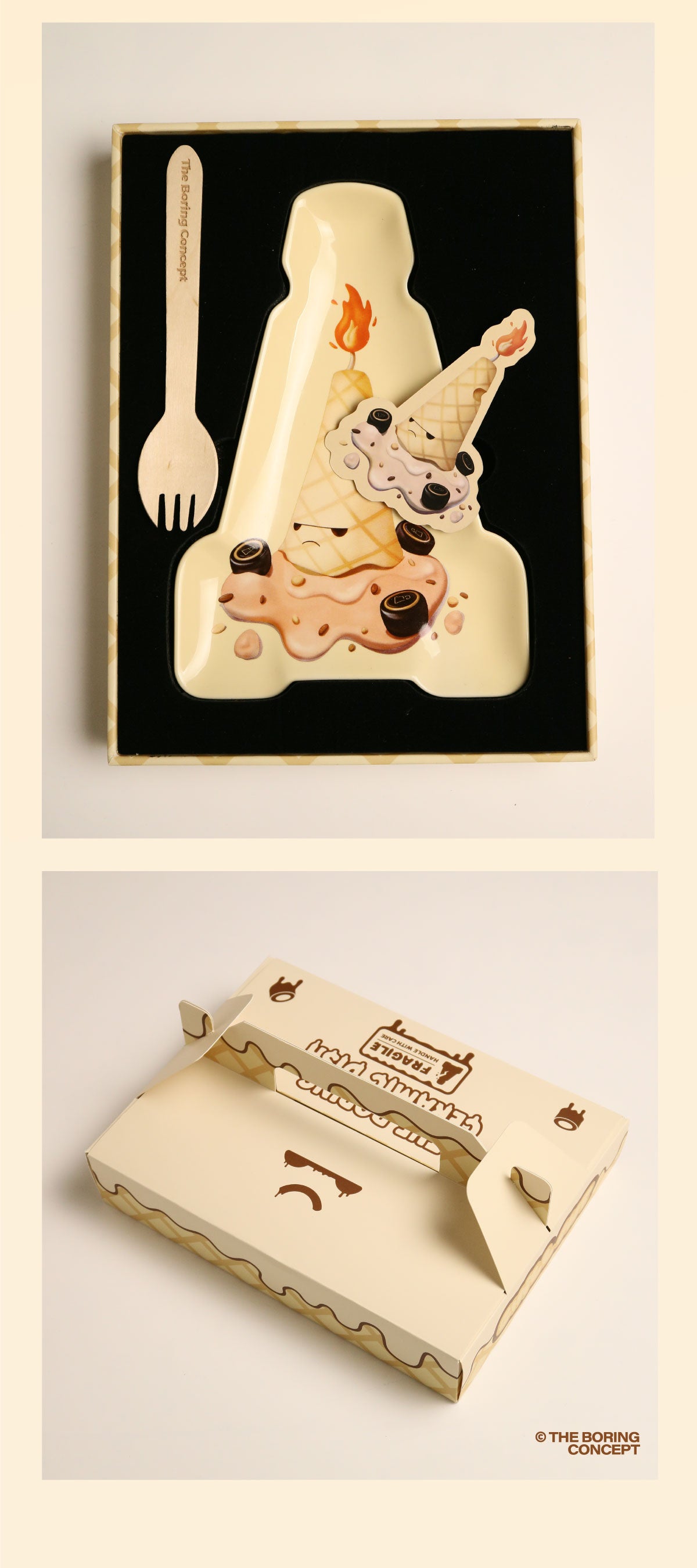 the boring Ceramic jewelry dish