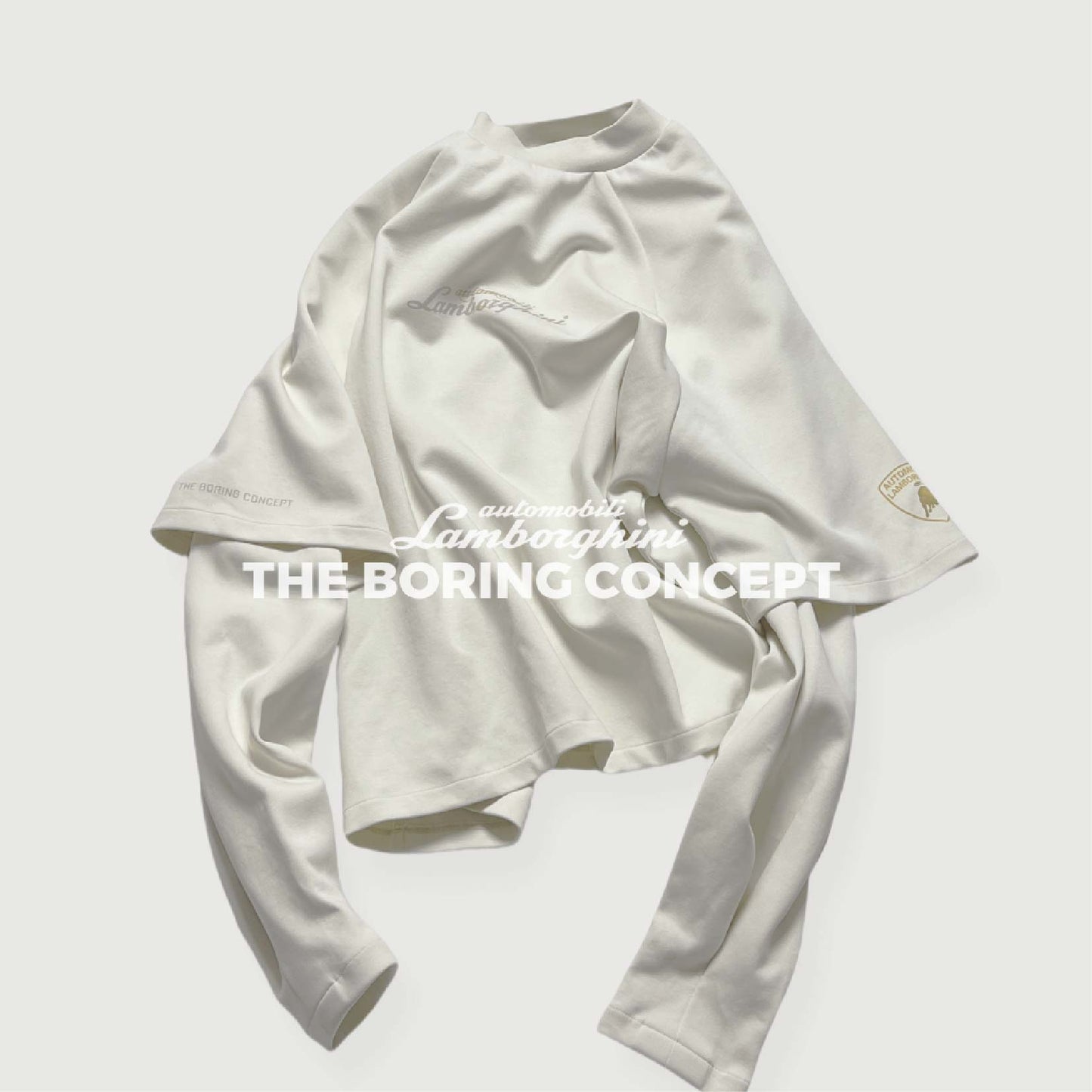 The Boring Concept  TBC|Lamborghini Boring white fake two-piece top