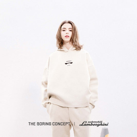 The Boring Concept TBC|Lamborghini  Boring white hoodie