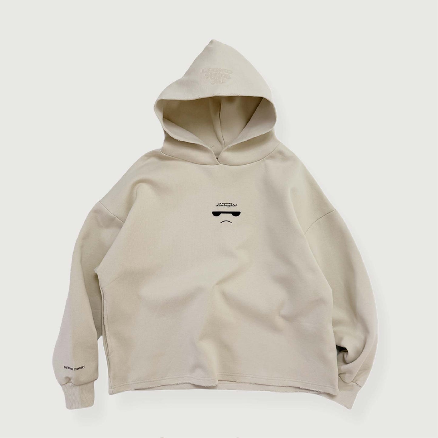 The Boring Concept TBC|Lamborghini  Boring white hoodie