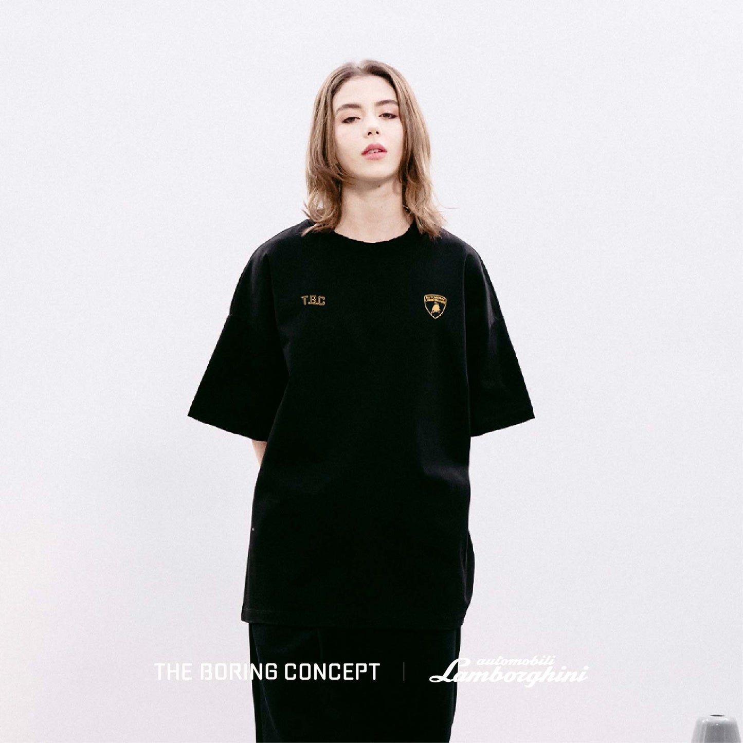 The Boring Concept TBC|Lamborghini Black t-shirt