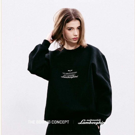 The Boring Concept  TBC|Lamborghini Black long sleeved T-shirt