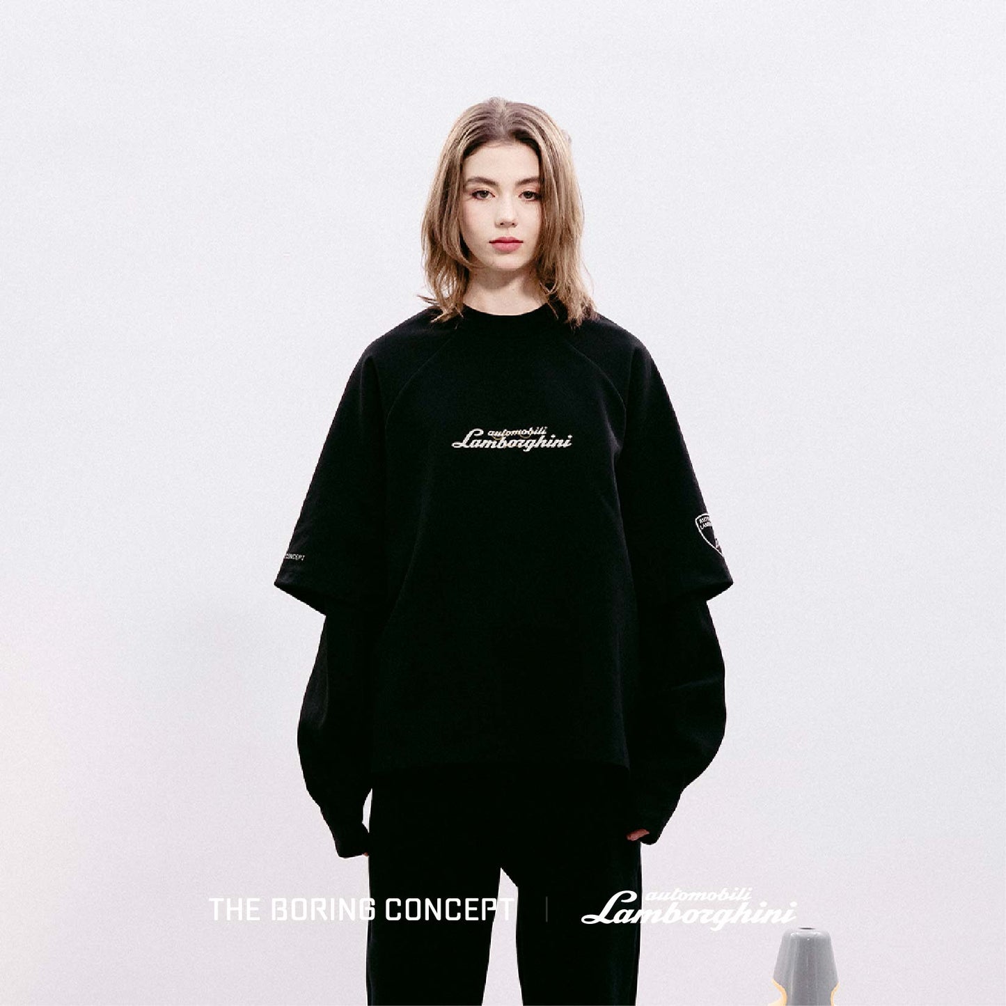 The Boring Concept  TBC|Lamborghini black fake two-piece