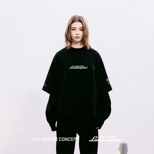 The Boring Concept  TBC|Lamborghini black fake two-piece
