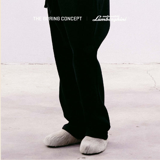 The Boring Concept  TBC|Lamborghini black drawstring sweatpants