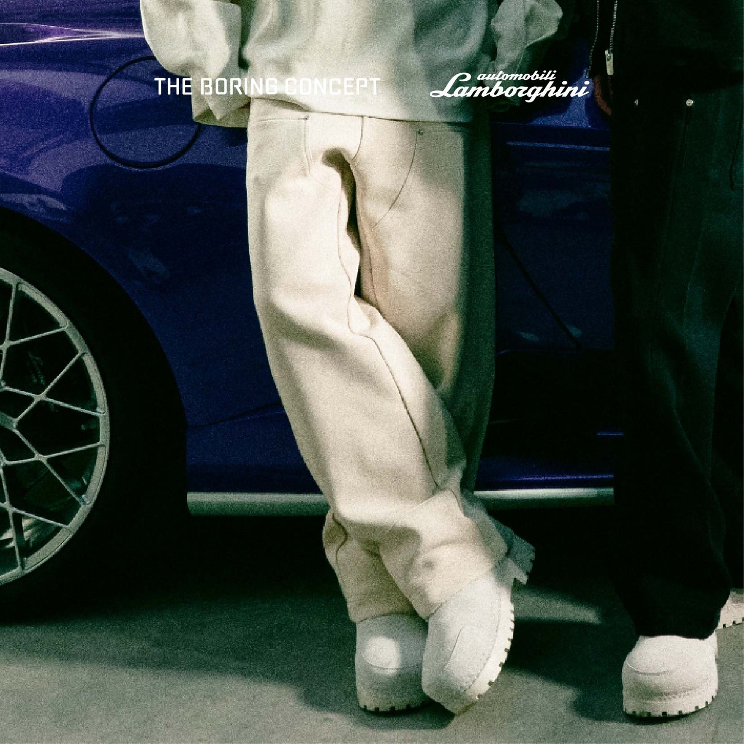 The Boring Concept  TBC|Lamborghini   Boring white work pants