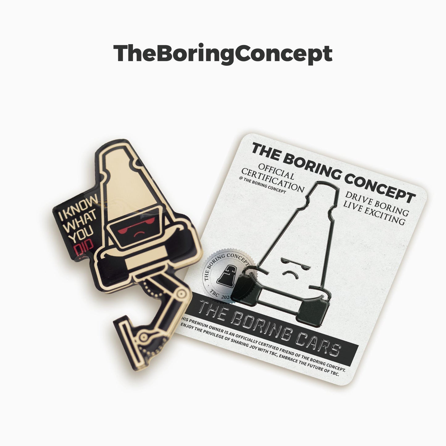 “The Boring”t【rash can&capture】Refrigerator Magnet&Sticker