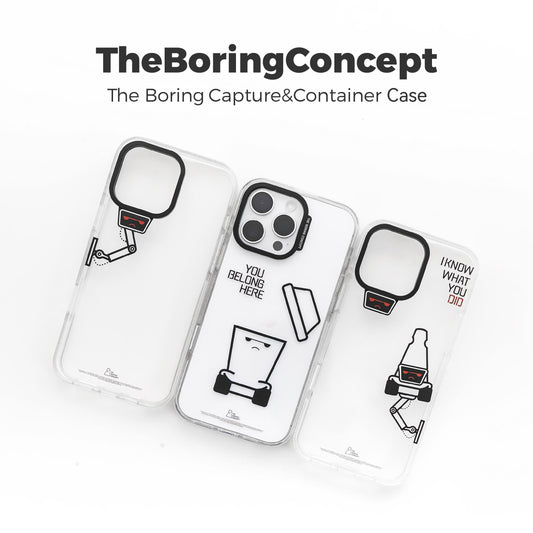 “The boring”Transparent phone case