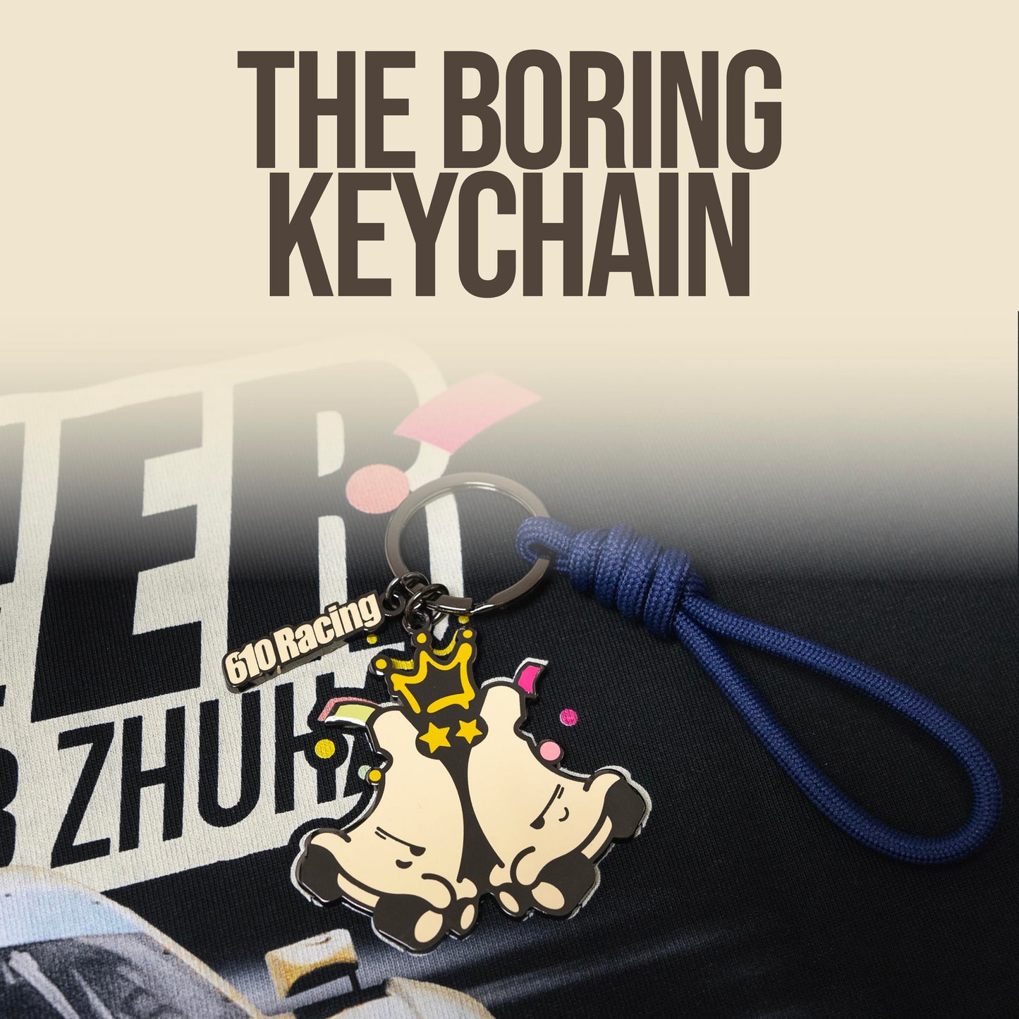 the boring winner Key Chain