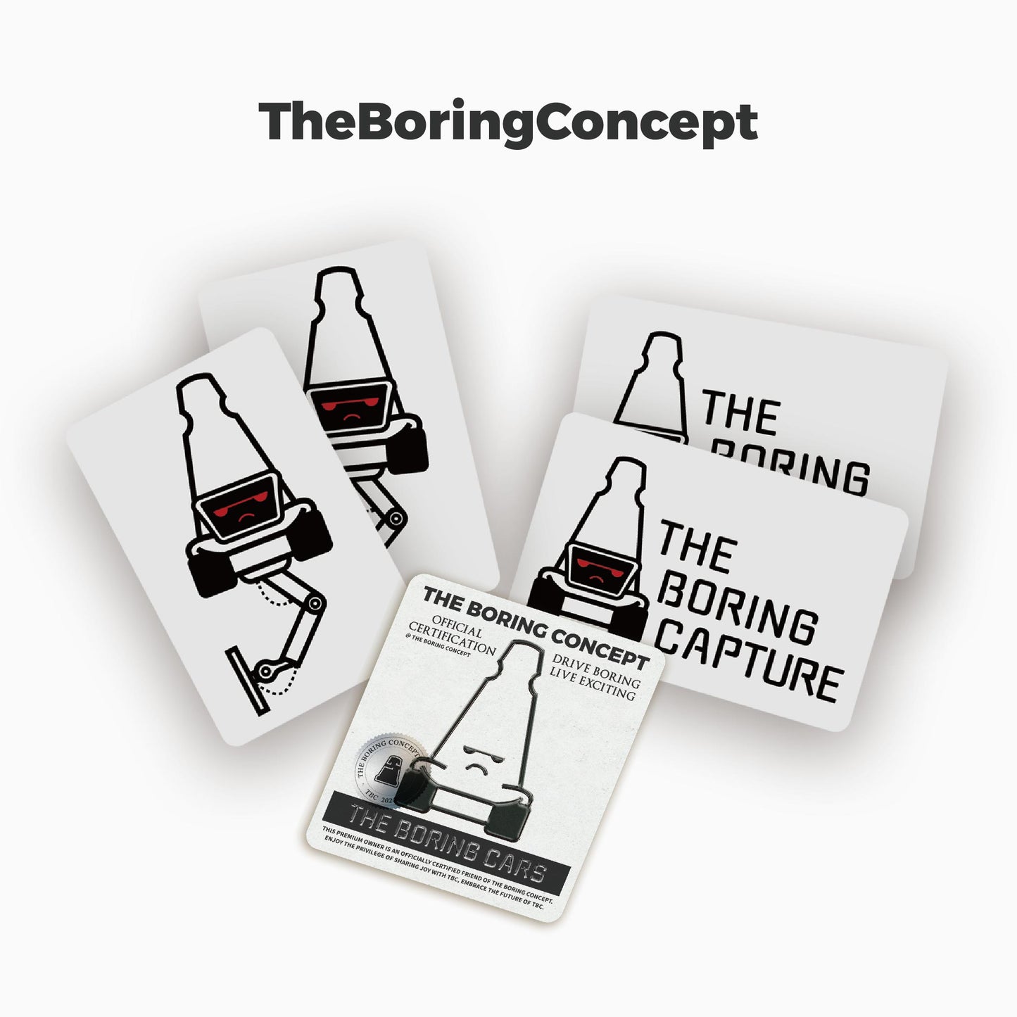 “The Boring”t【rash can&capture】Refrigerator Magnet&Sticker