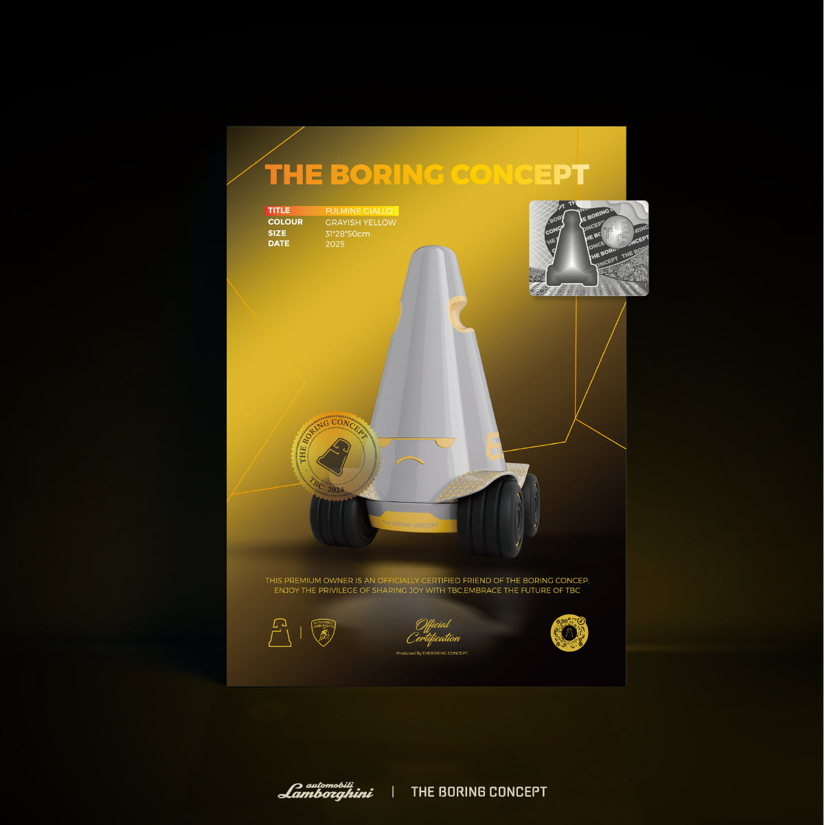 TBC THE BORING FULMINE GIALLO