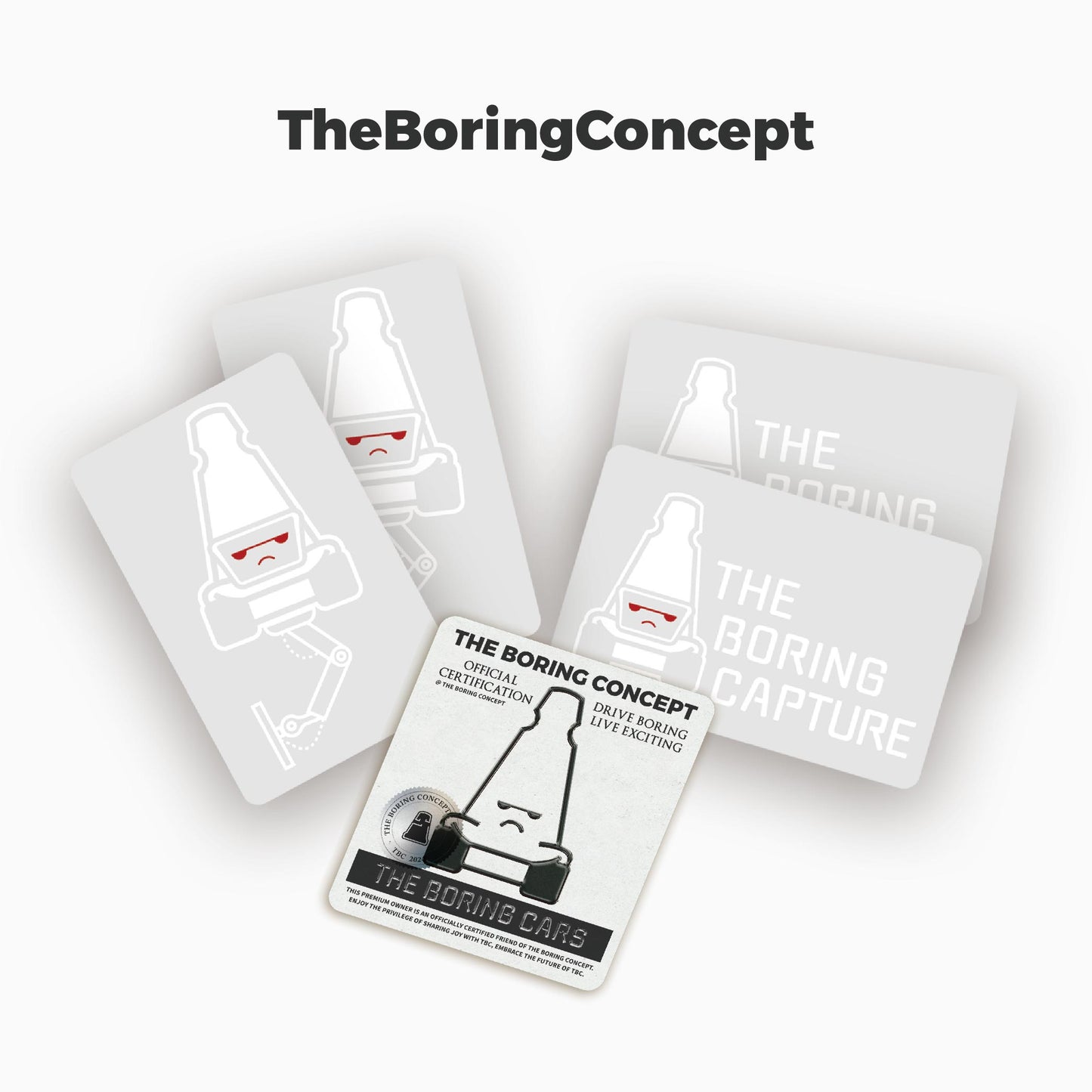 “The Boring”t【rash can&capture】Refrigerator Magnet&Sticker