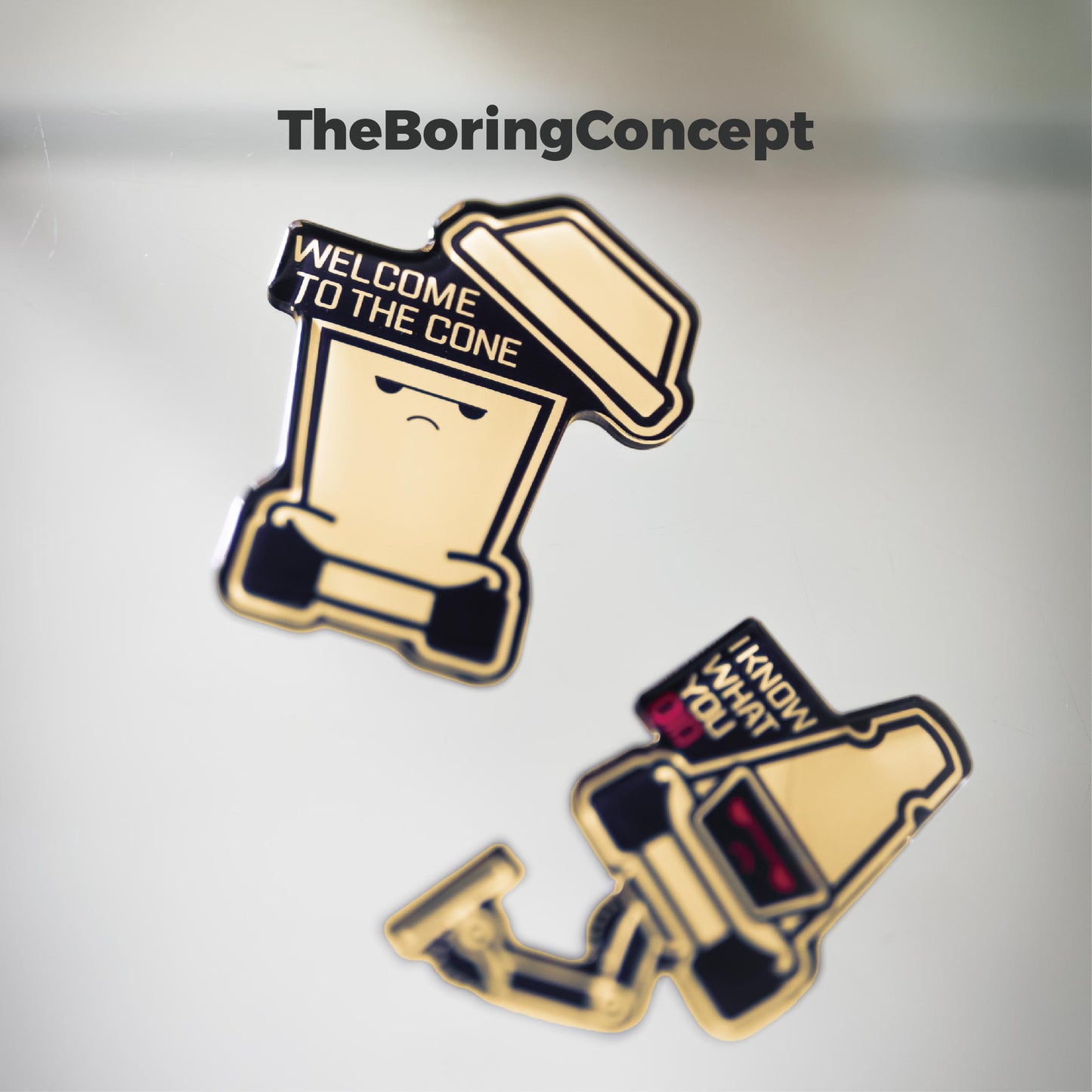 “The Boring”t【rash can&capture】Refrigerator Magnet&Sticker