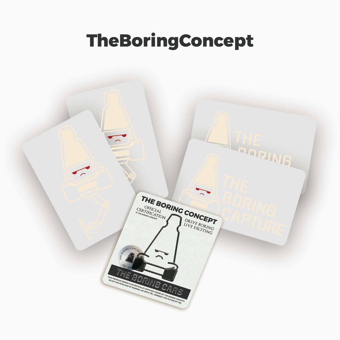 “The Boring”t【rash can&capture】Refrigerator Magnet&Sticker