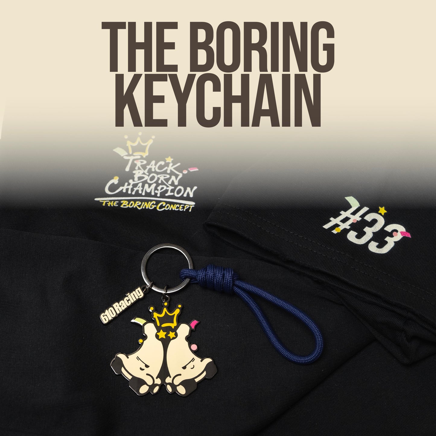 the boring winner Key Chain
