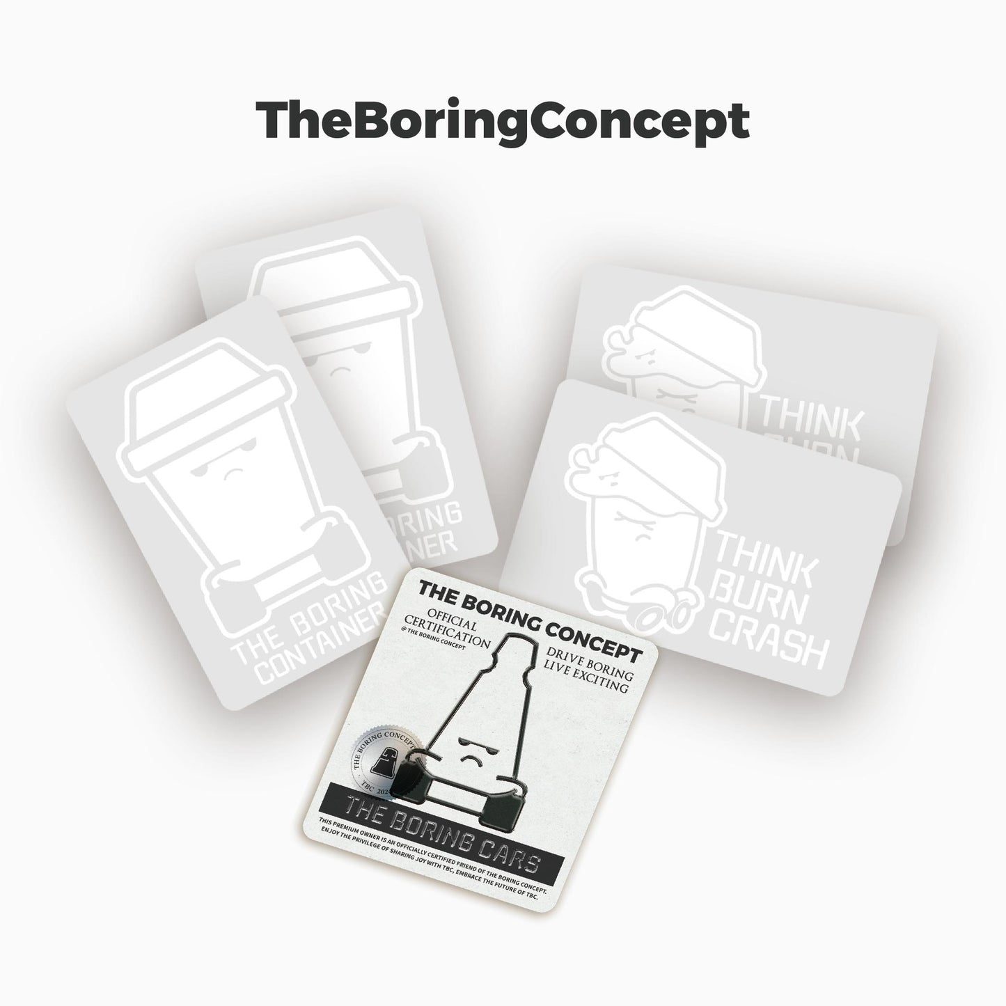“The Boring”t【rash can&capture】Refrigerator Magnet&Sticker