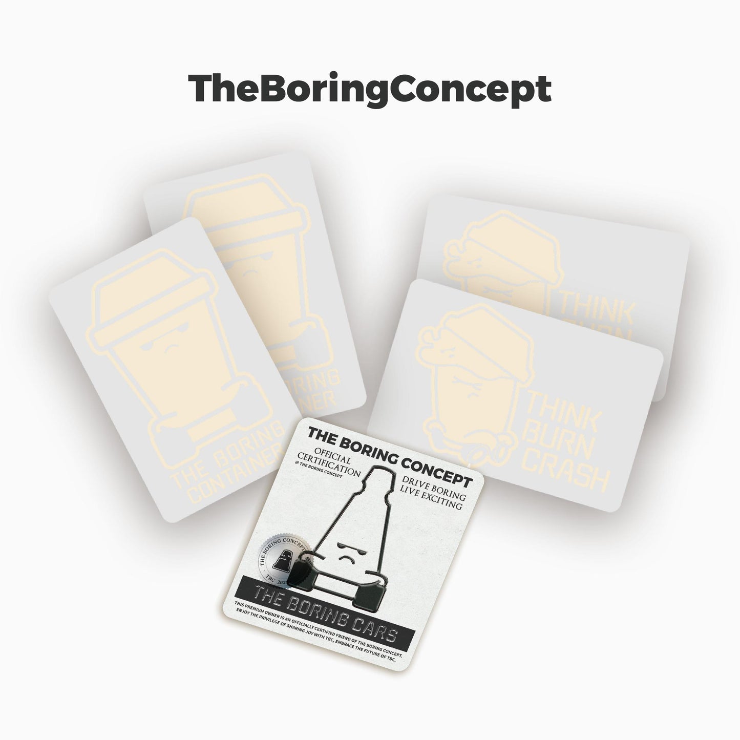 “The Boring”t【rash can&capture】Refrigerator Magnet&Sticker