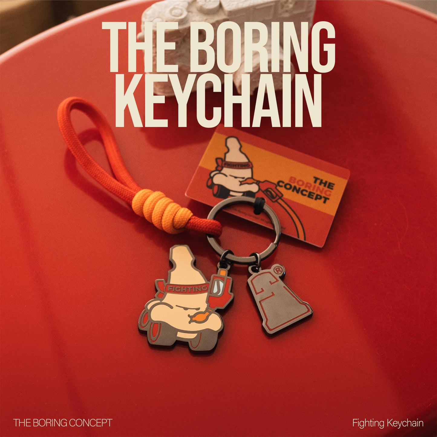 The Boring Concept “The Boring”Image Fighting Key Chain