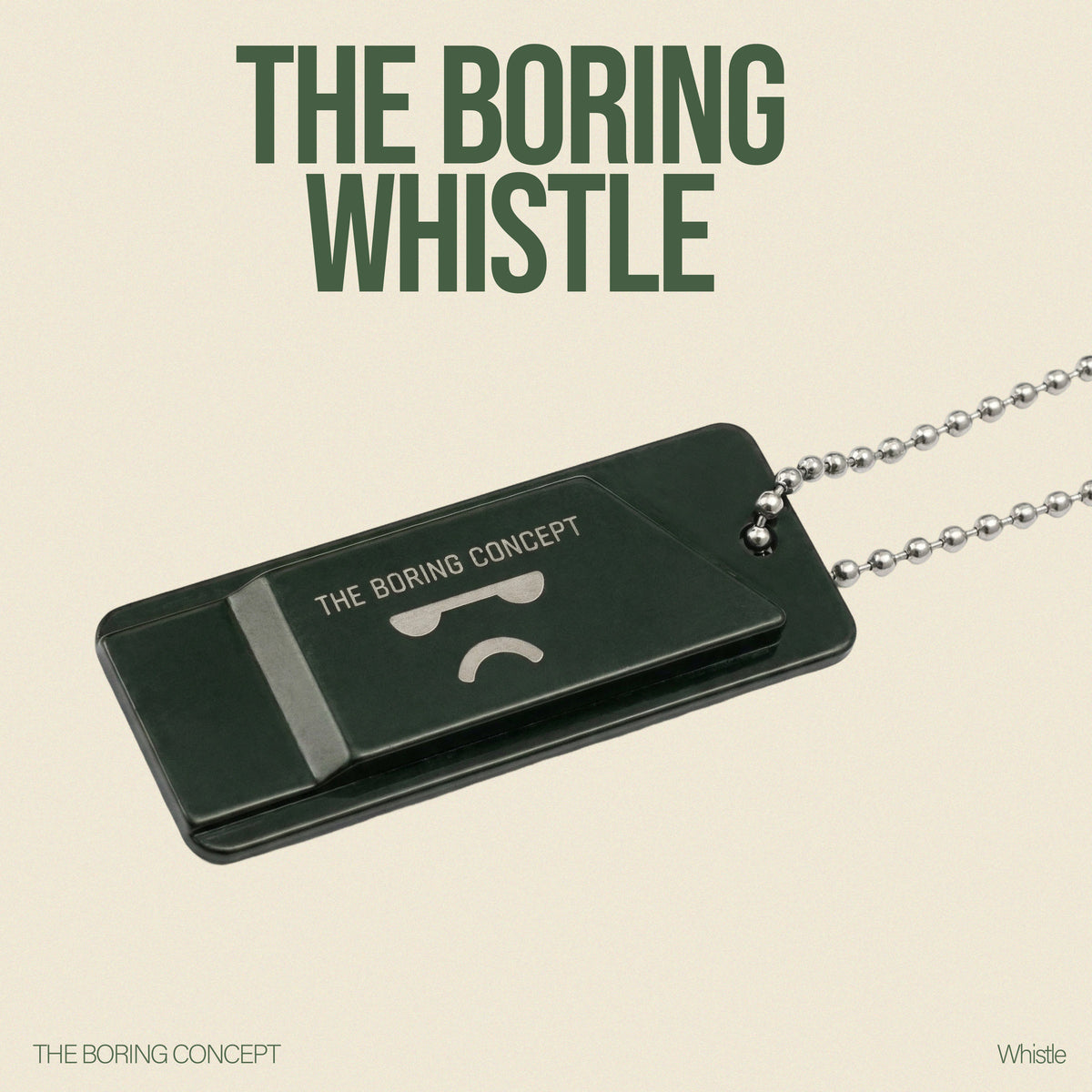 The Boring Concept Whistle with UV Stickers