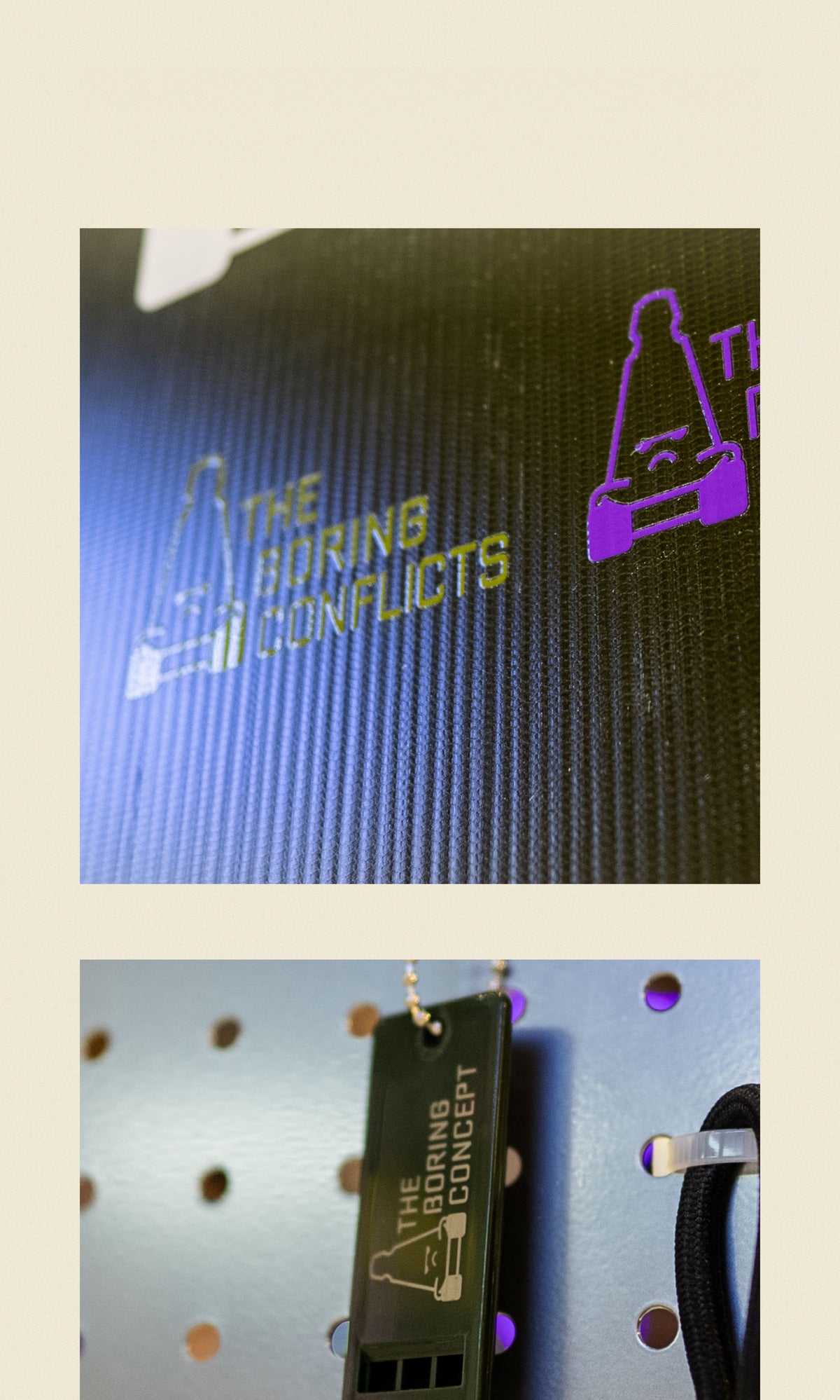 The Boring Concept Whistle with UV Stickers
