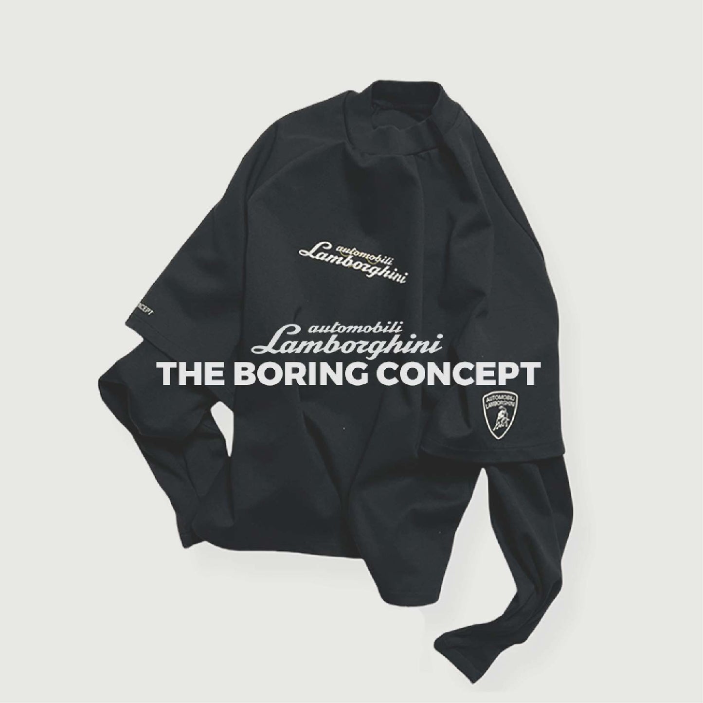 The Boring Concept  TBC|Lamborghini black fake two-piece