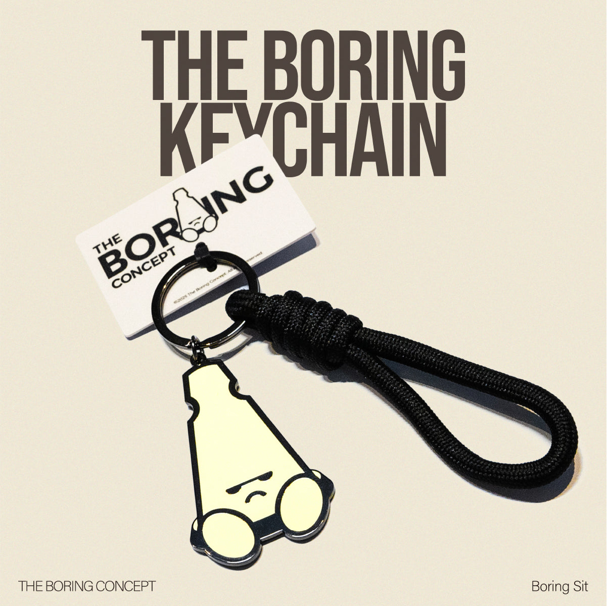 “The Boring”BORING SIT Key Chain