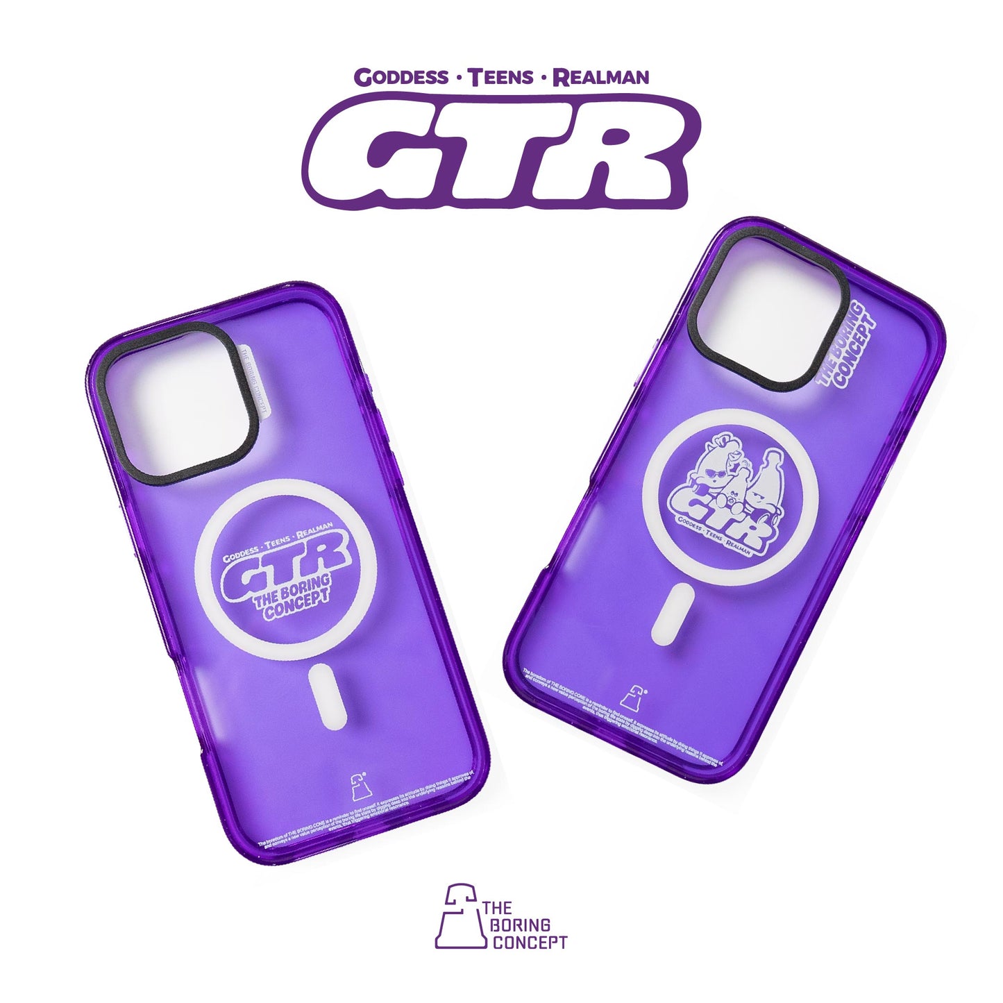 The boring GTR Transparent phone case