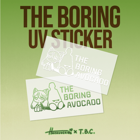 The Boring Concept - Hanavocado UV Stickers