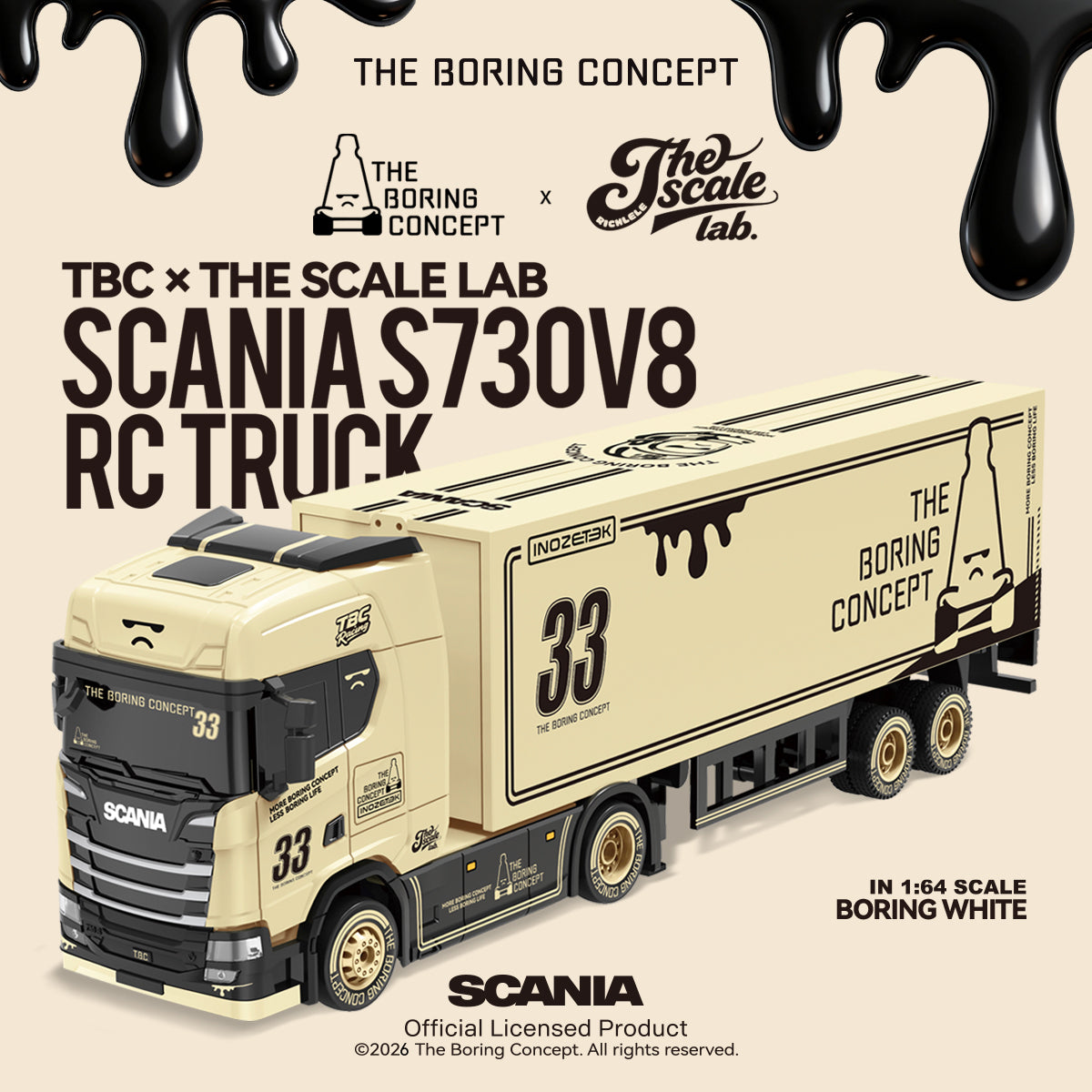 TBC x THE SCALE LAB | SCANIA S730 V8 / RC TRUCK