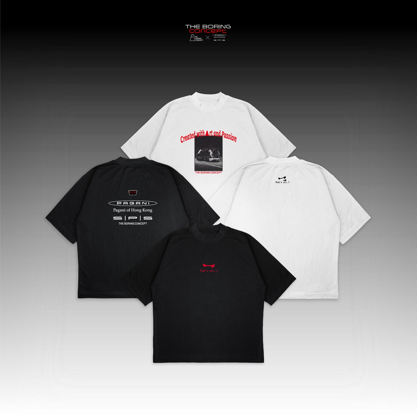 TBC×SPS PAGANI HONGKONG Printed T-shirt
