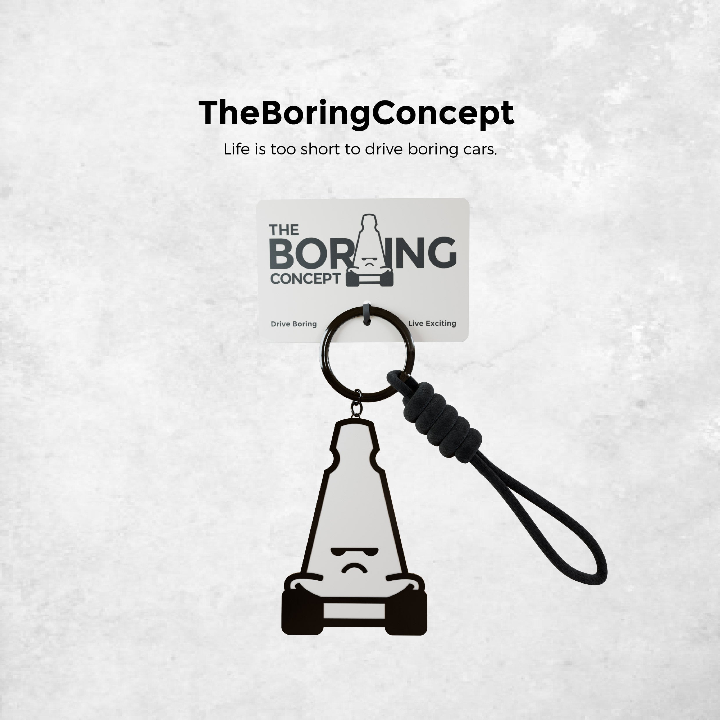 TBC “The Boring” Image Keychain – TheBoringConcept