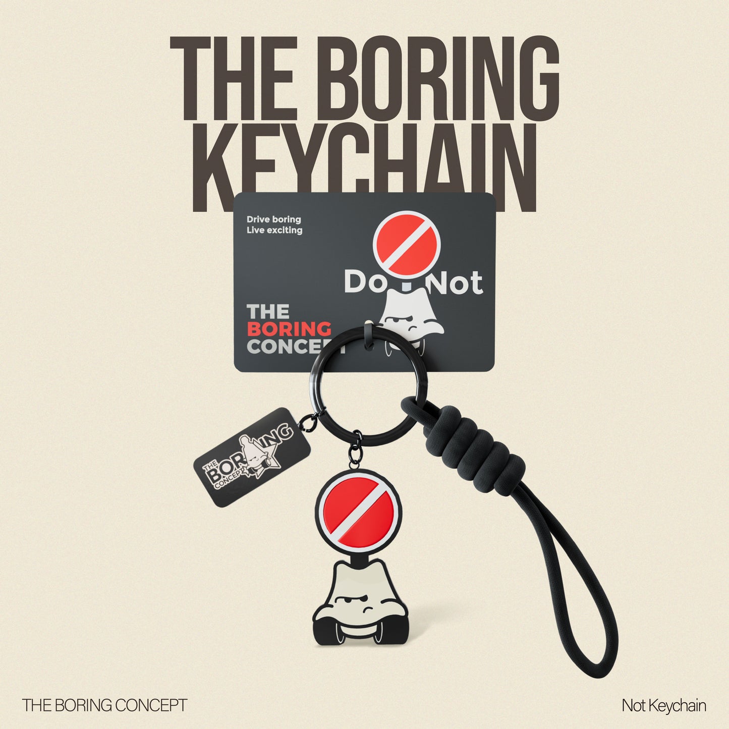 The Boring Concept “The Boring”Image DoNot Key Chain