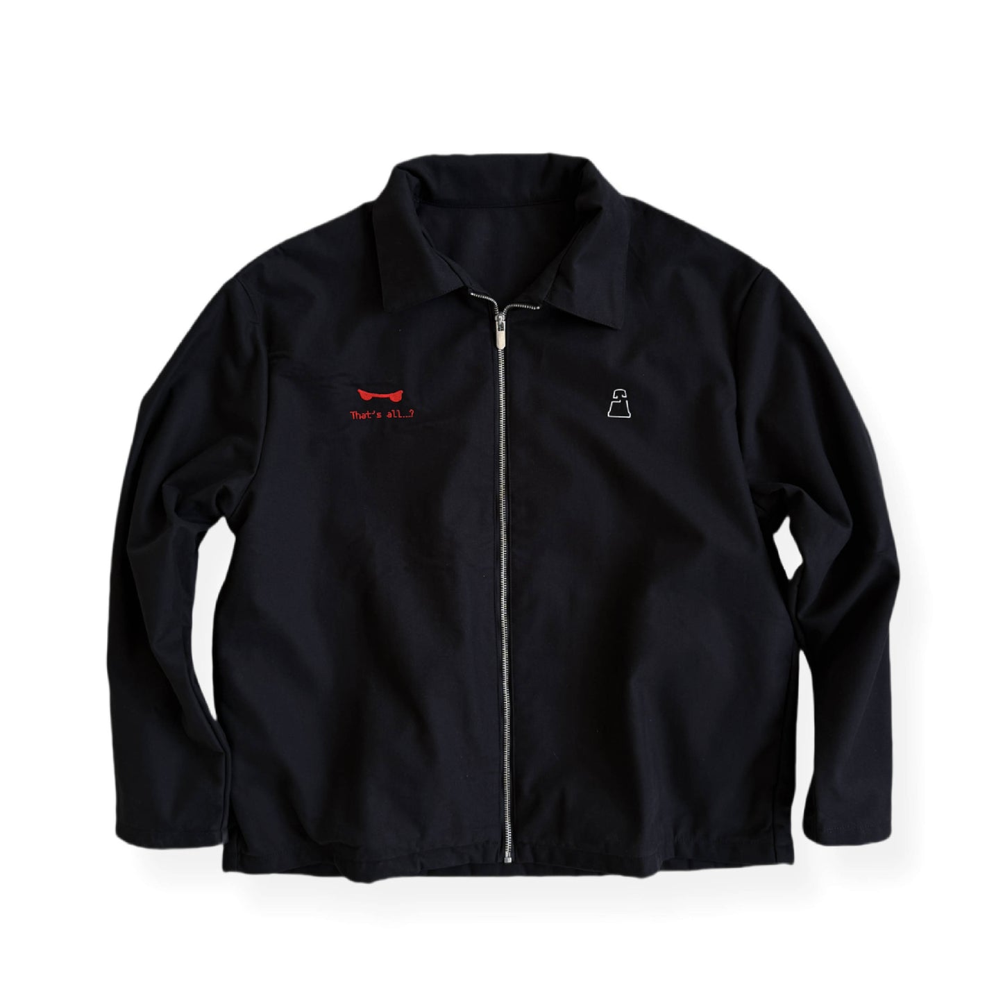 TBC×SPS PAGANI HONGKONG Black crystal-embellished jacket