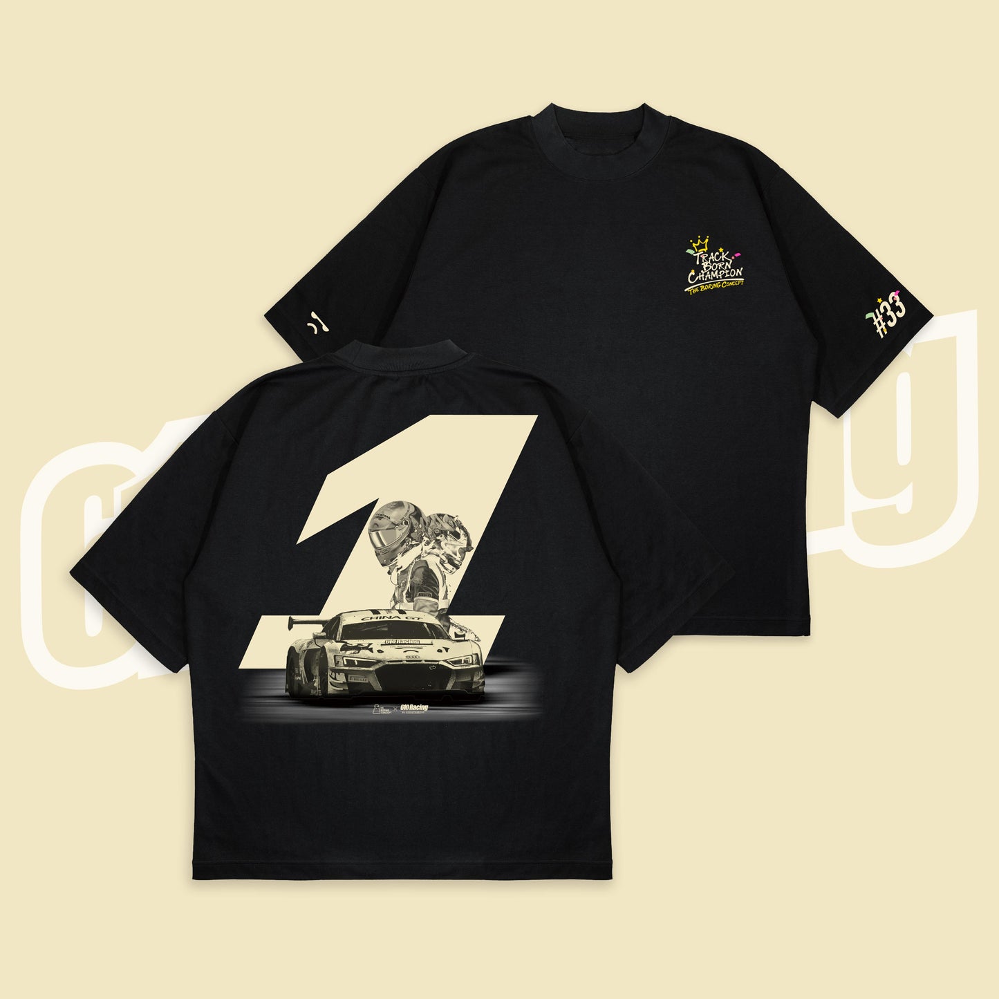 TBC×610 CHINAGT TrackBornChampion T-shirt
