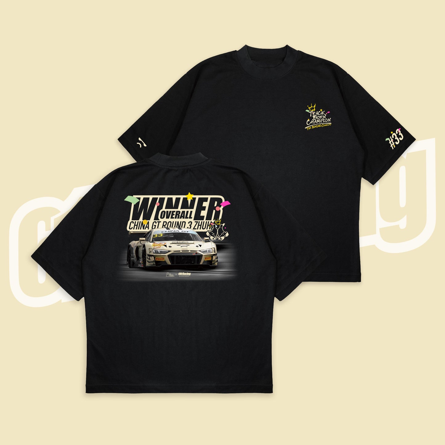 TBC×610 CHINAGT TrackBornChampion T-shirt