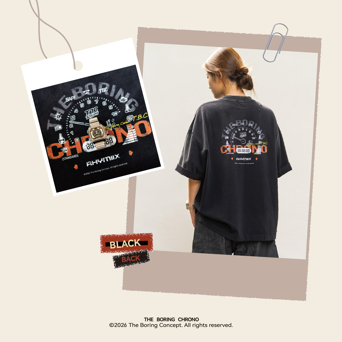 The Boring Chrono T shirt - The Boring Clothing