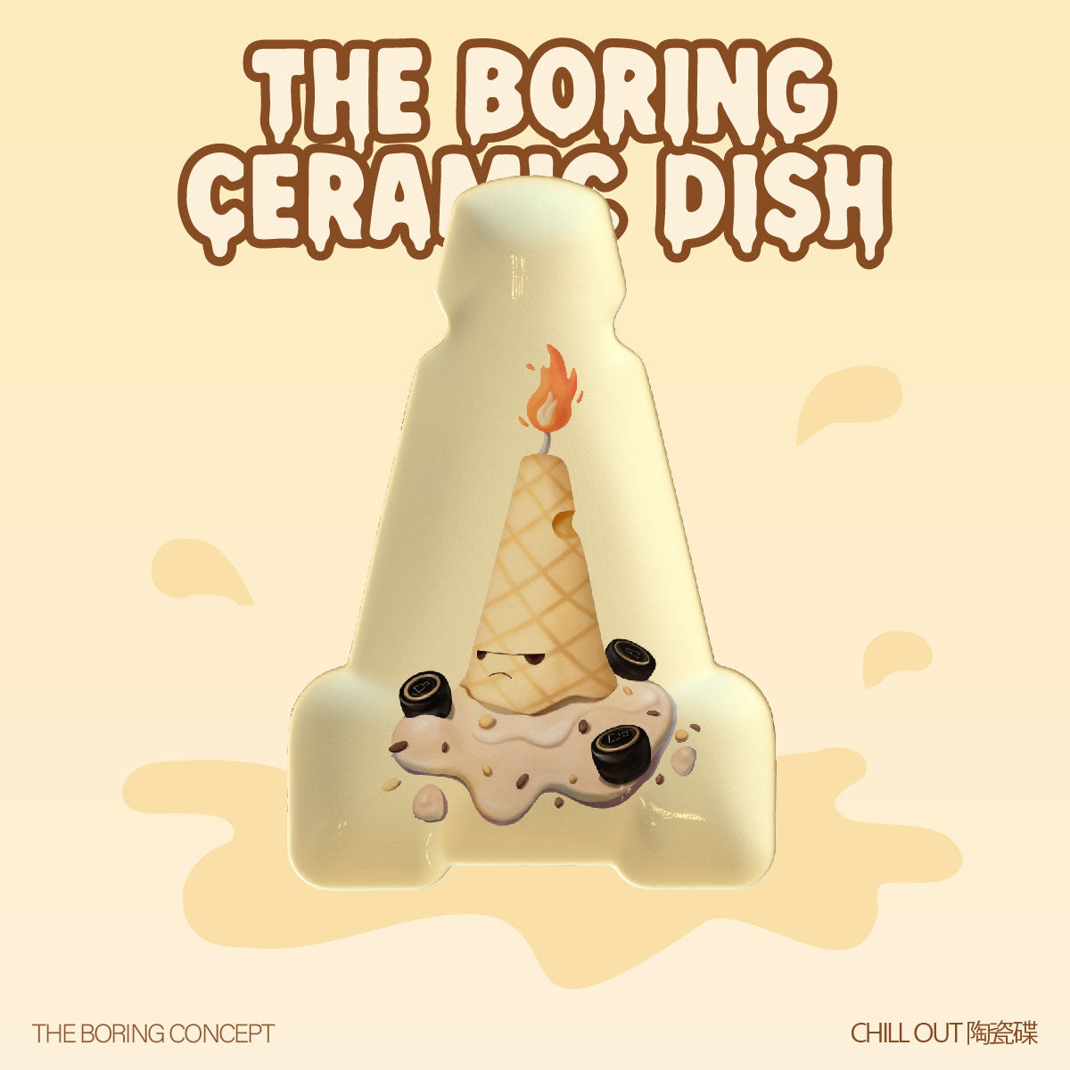 the boring Ceramic jewelry dish