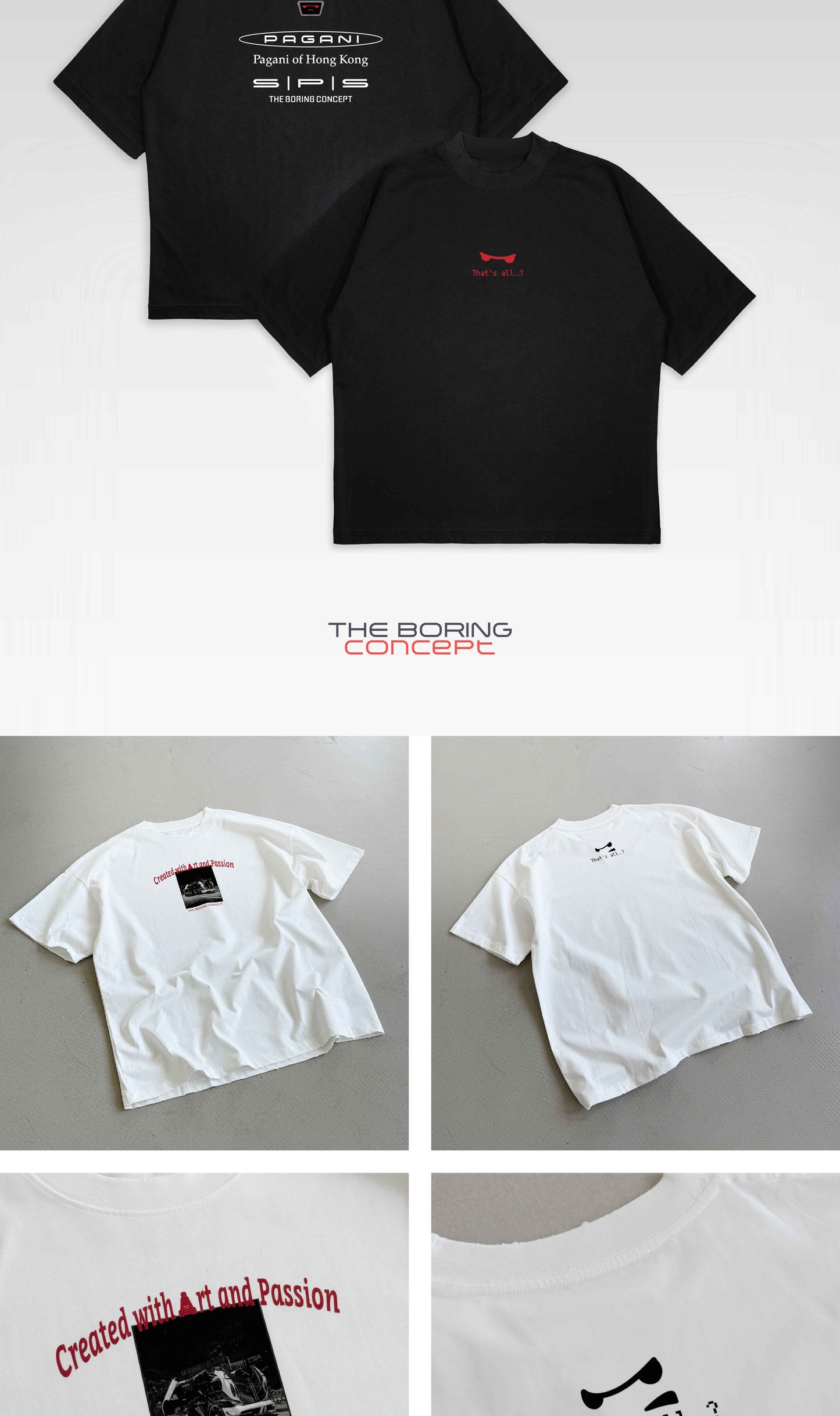 TBC×SPS PAGANI HONGKONG Printed T-shirt