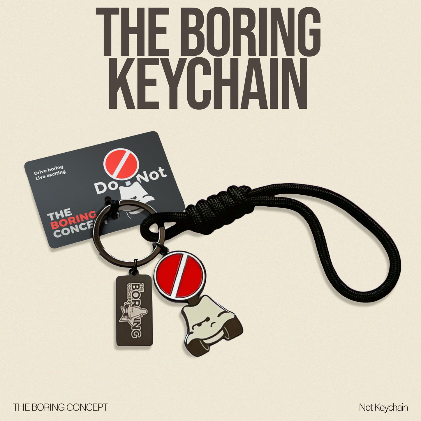 The Boring Concept “The Boring”Image DoNot Key Chain