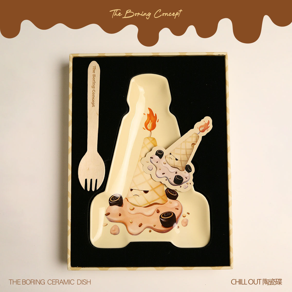 the boring Ceramic jewelry dish