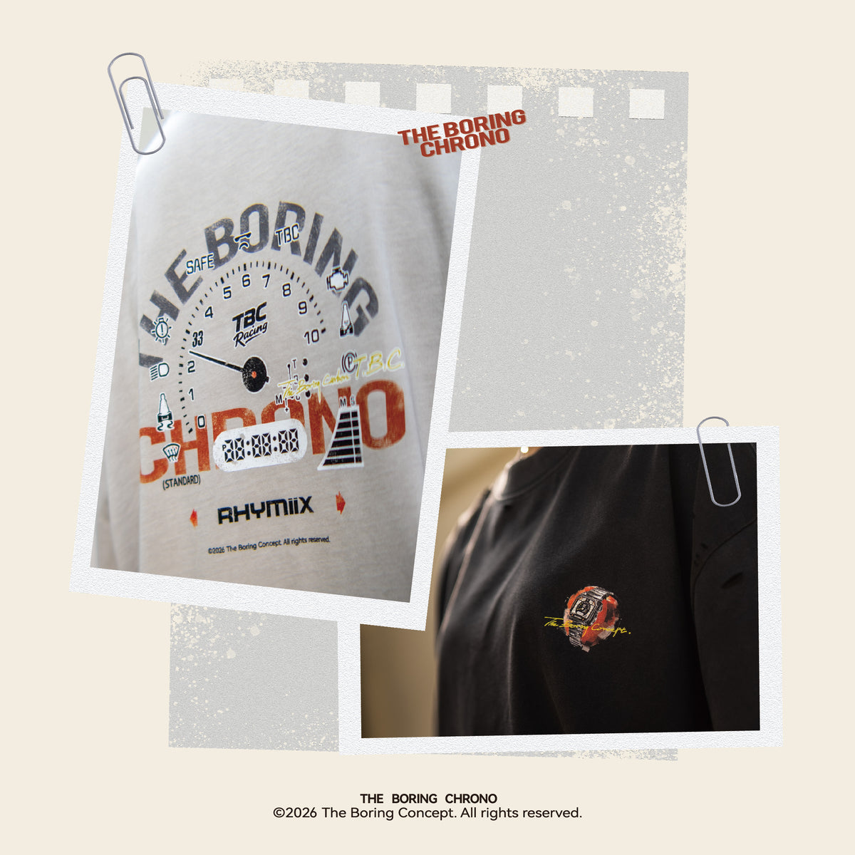 The Boring Chrono T shirt - The Boring Clothing