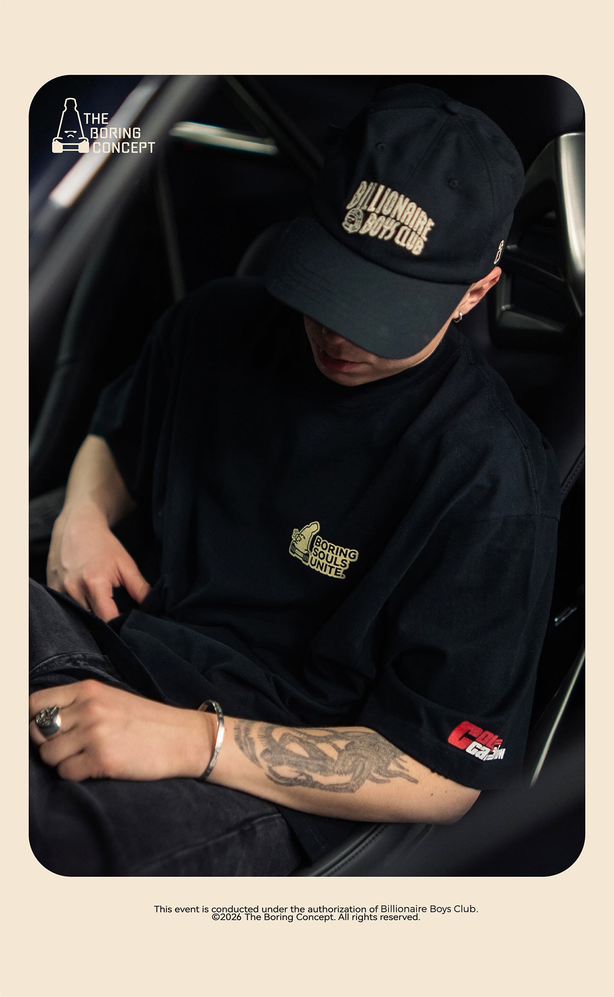 The Boring Concept X CoolCarShow T shirt