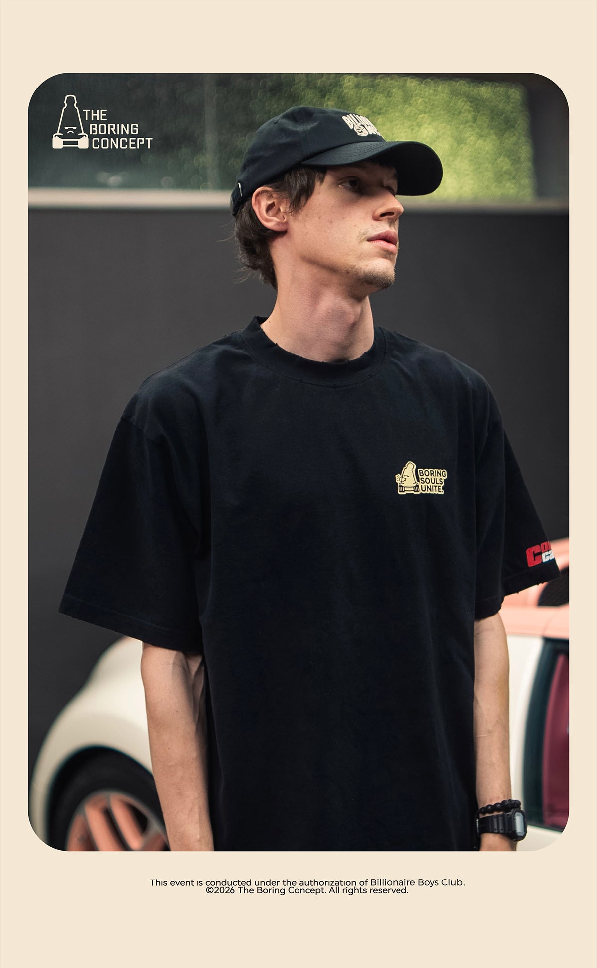 The Boring Concept X CoolCarShow T shirt