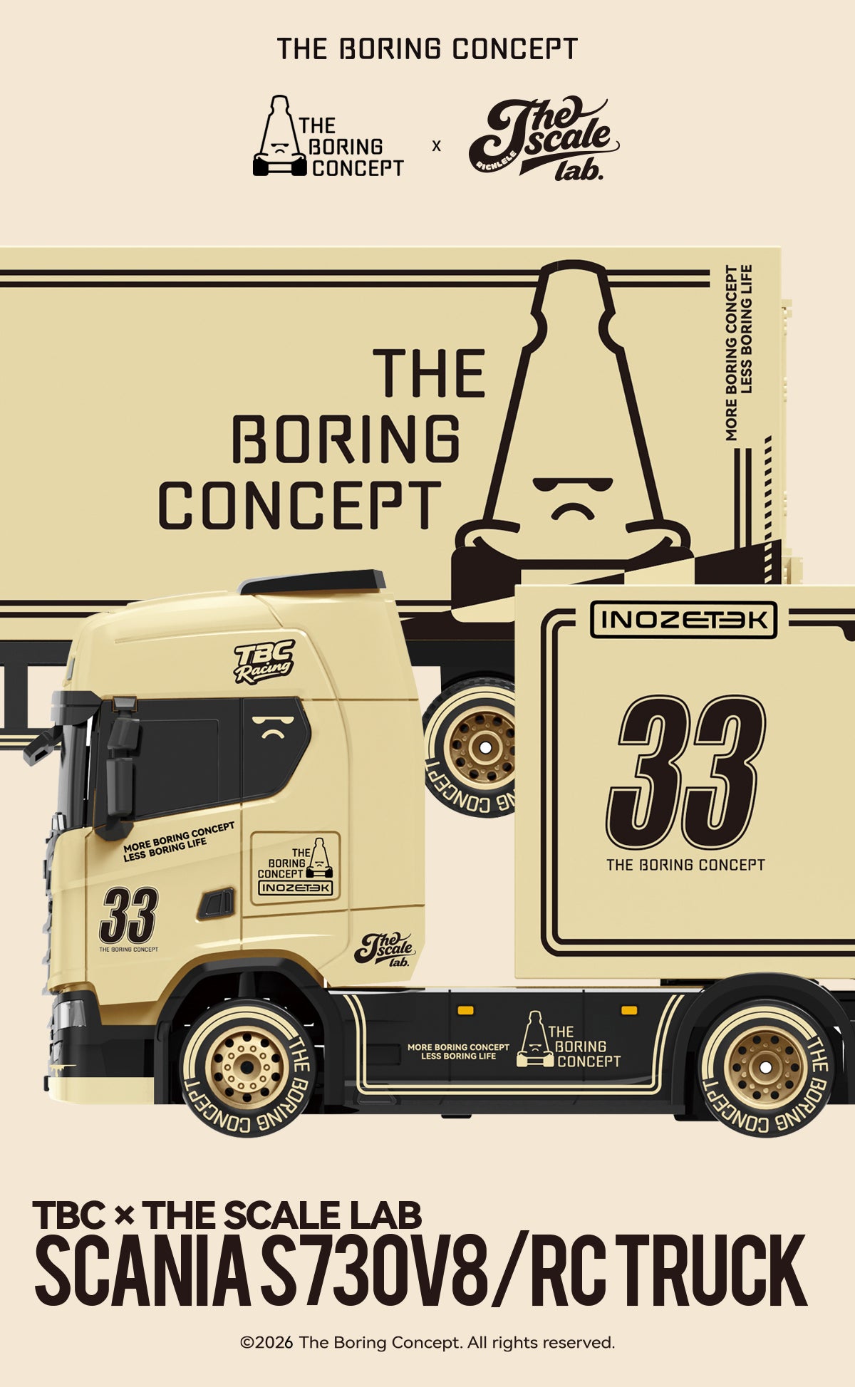 TBC x THE SCALE LAB | SCANIA S730 V8 / RC TRUCK