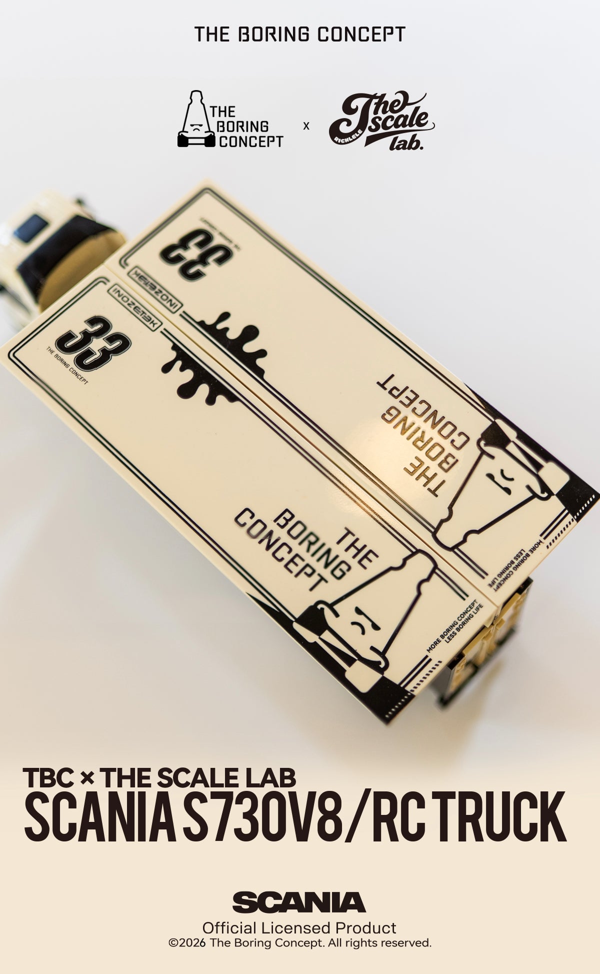 TBC x THE SCALE LAB | SCANIA S730 V8 / RC TRUCK