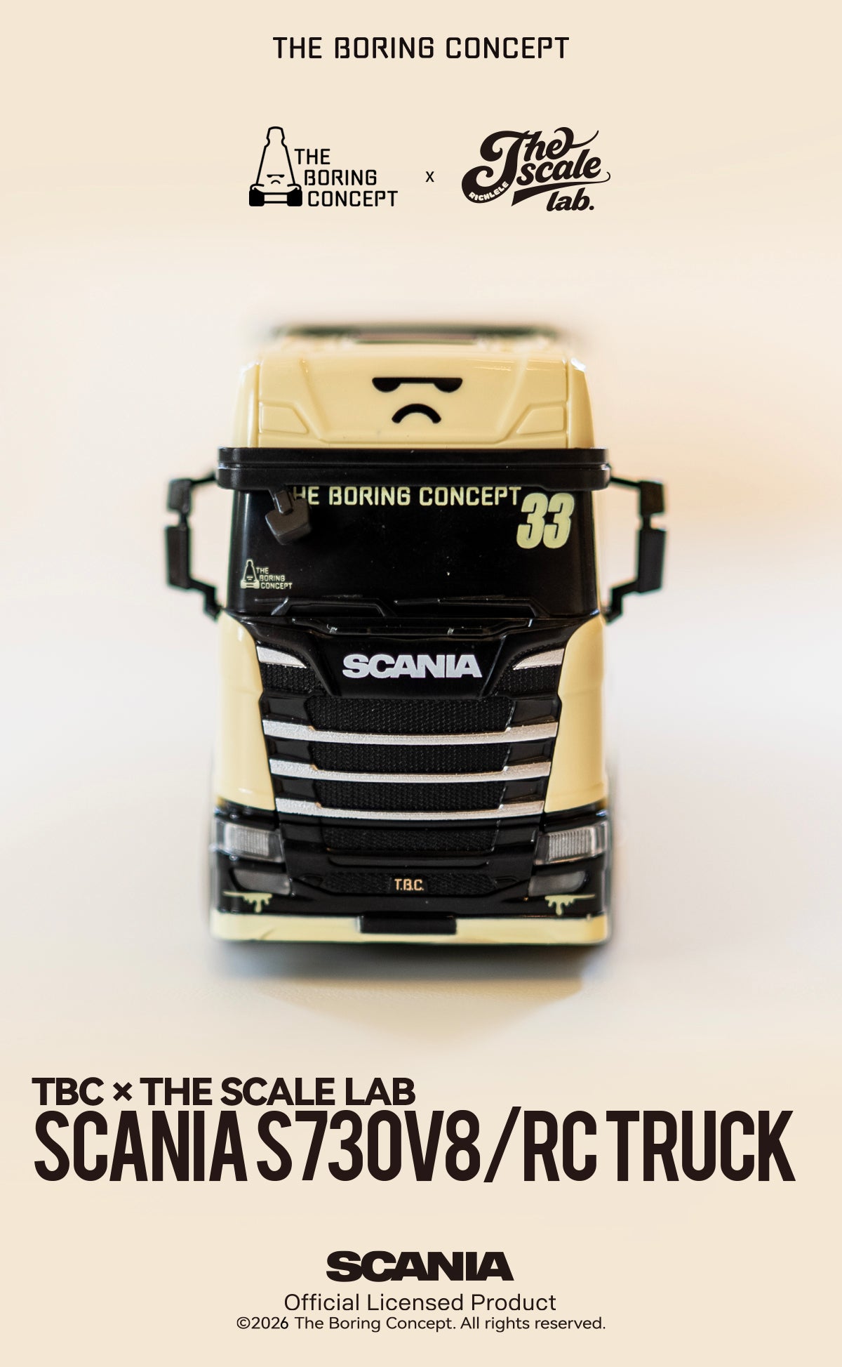 TBC x THE SCALE LAB | SCANIA S730 V8 / RC TRUCK