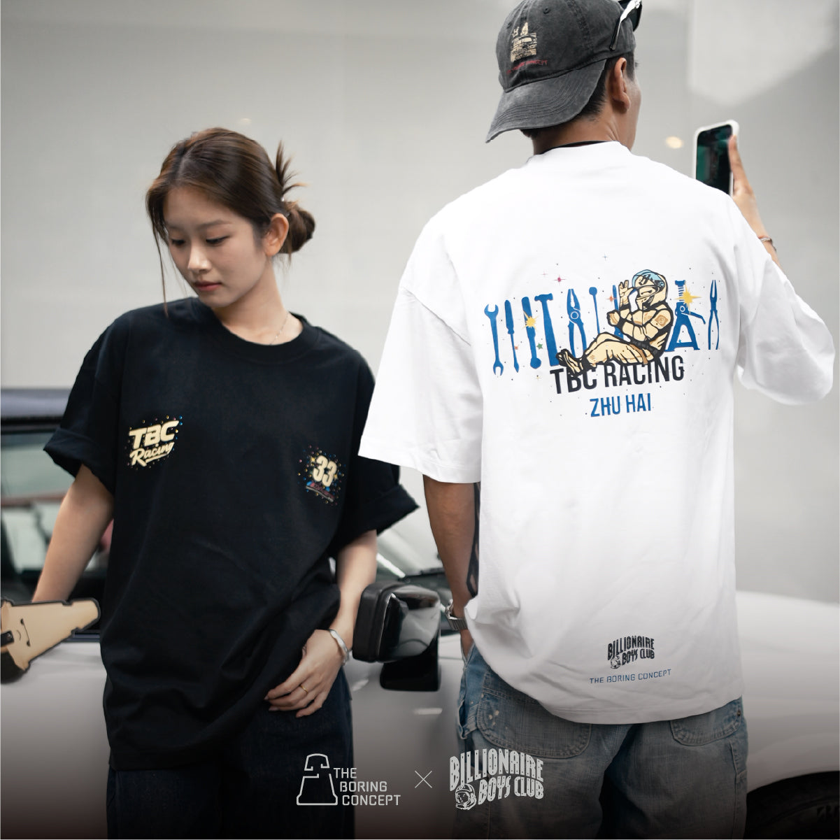 Billionaire Boys Club X TheBoringConcept T-shirt - TBC Racing @ ChinaGT Zhuhai Station limited edition