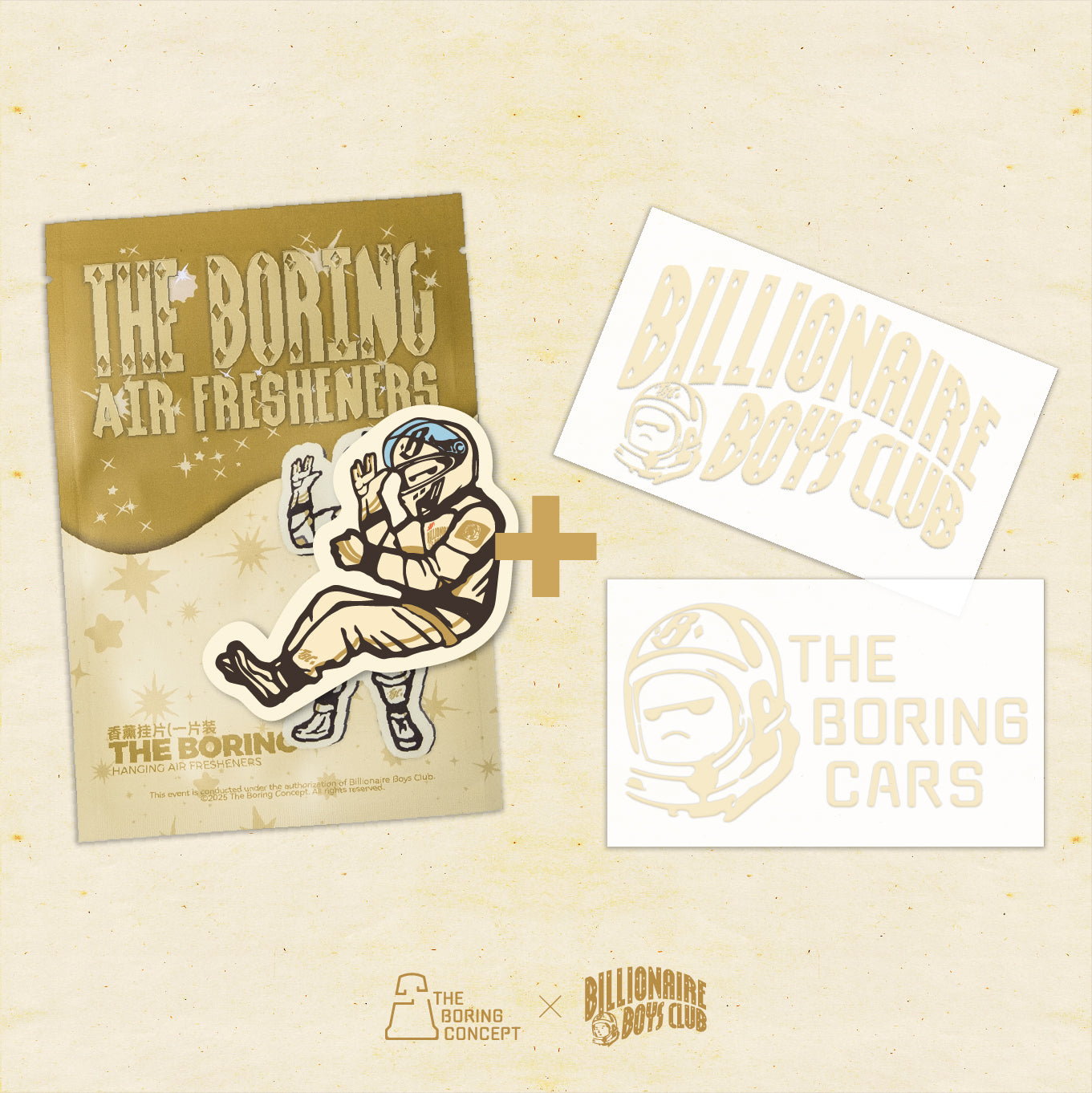 Billionaire Boys Club X TheBoringConcept Hanging Air Freshner