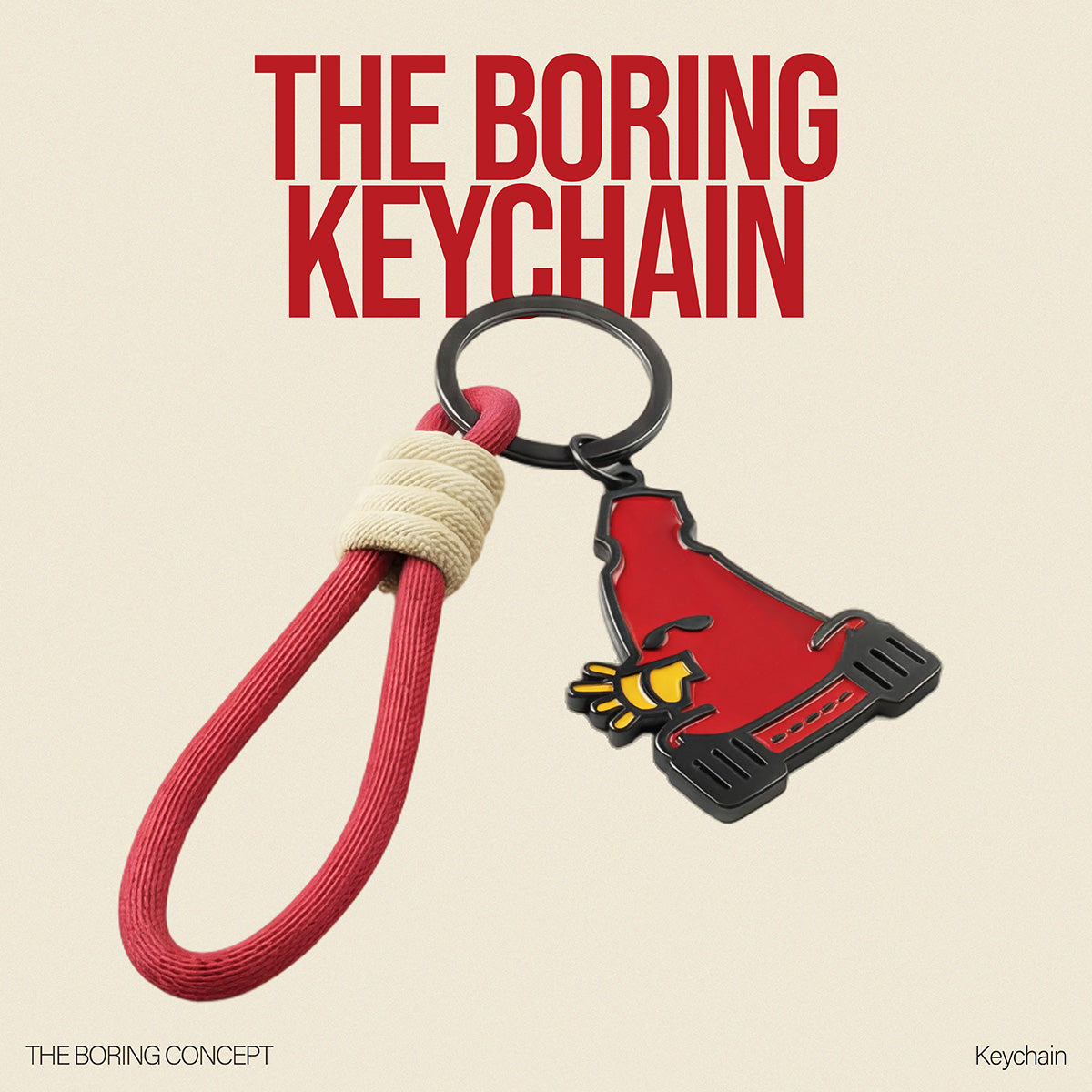 The Boring Concept X CoolCarShow Keychain
